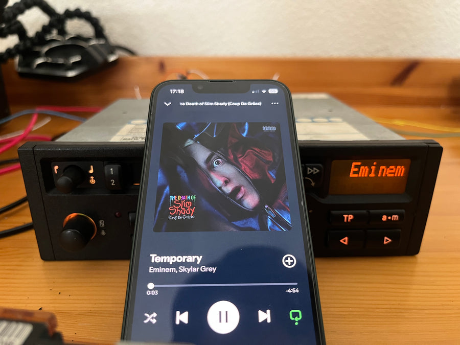 BMW Reverse RDS converted to Bluetooth