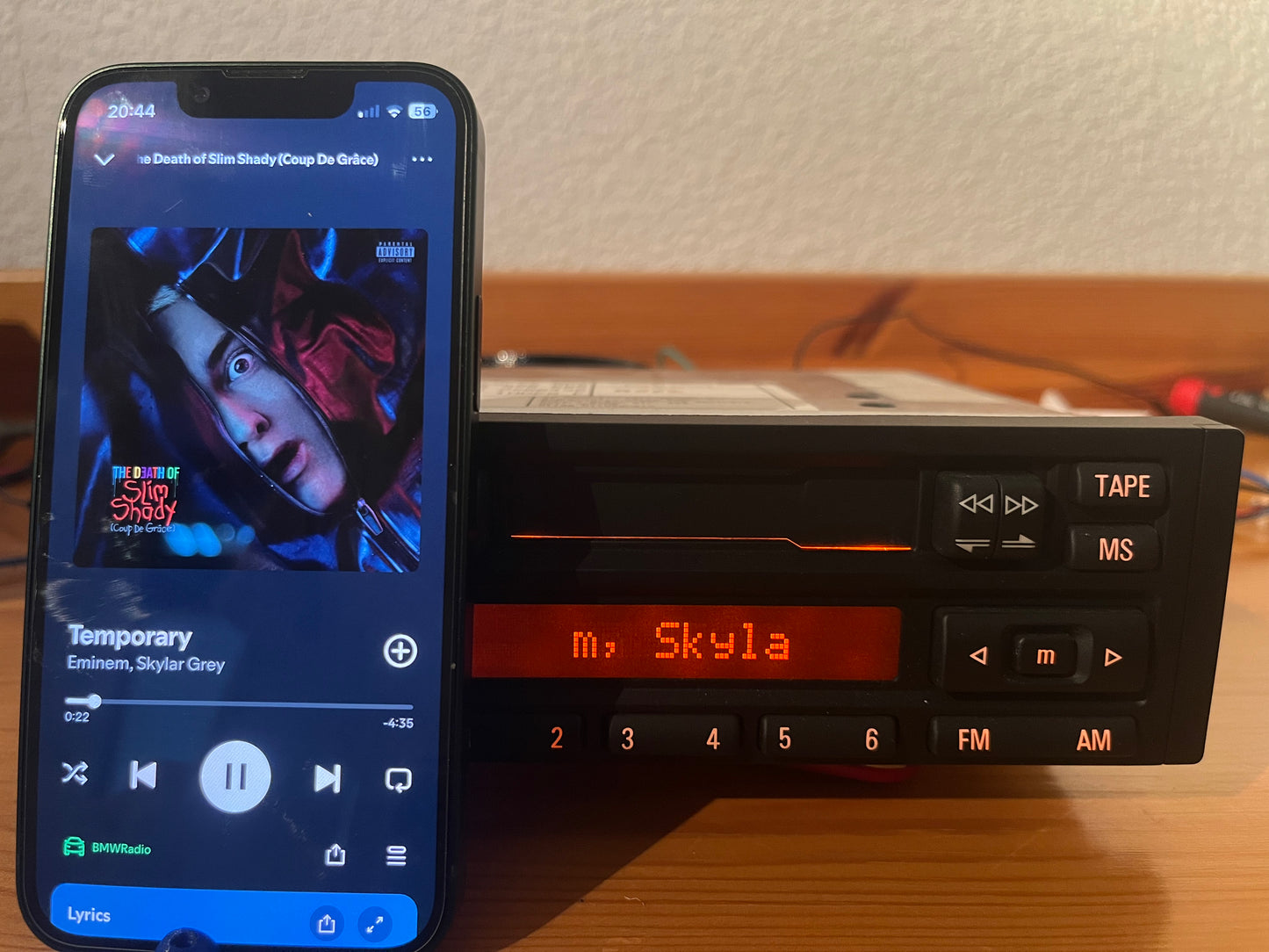 BMW Reverse RDS auf Bluetooth umgebaut