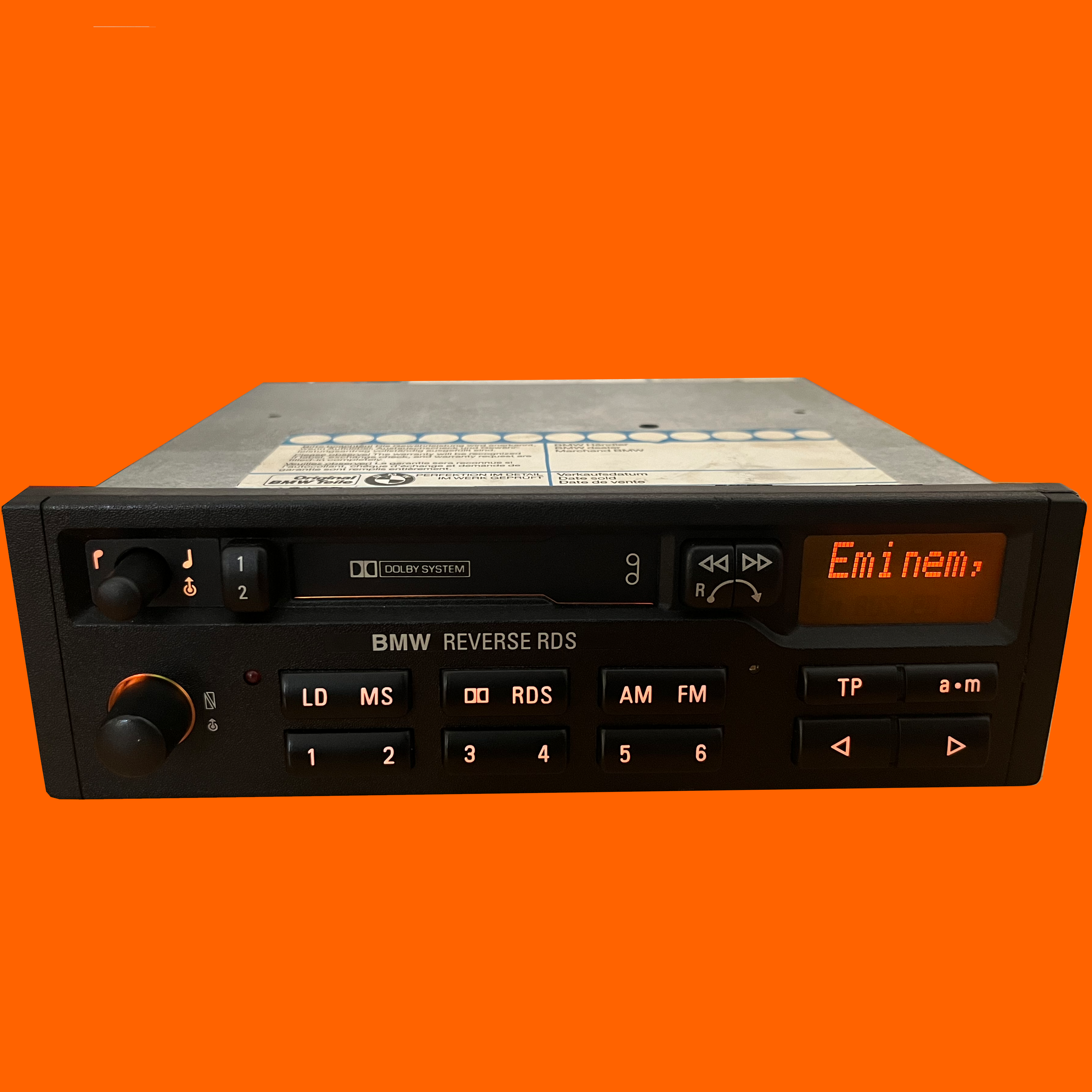 BMW Reverse RDS converted to Bluetooth